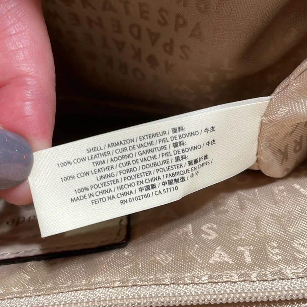 Kate Spade Leather/Suede Magnolia Park Laurel Bag